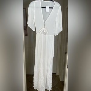 Amuse Society white maxi dress